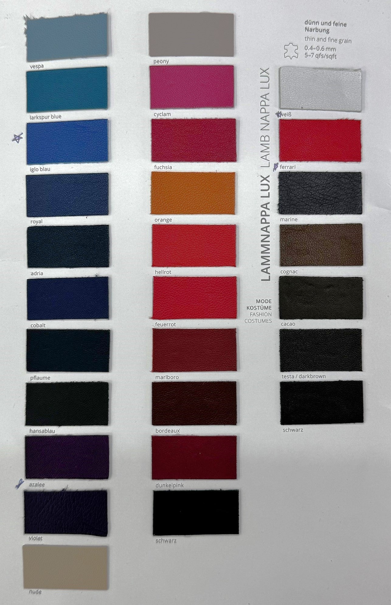 colors for leather jacket